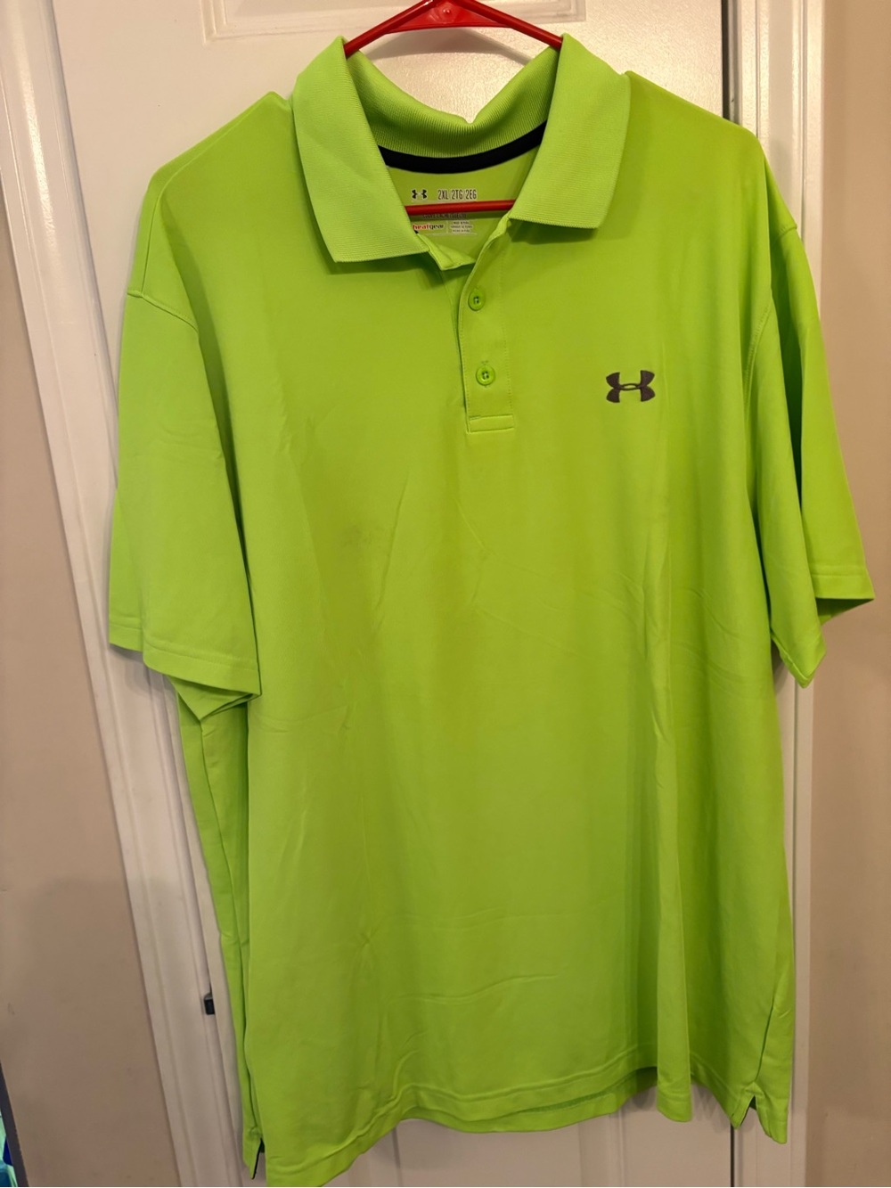 Under Armour Men's Performance Polo in Neon Green